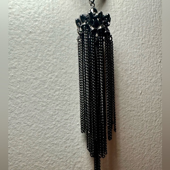 Kendra Scott long necklace with stone and tassel - Picture 4 of 5